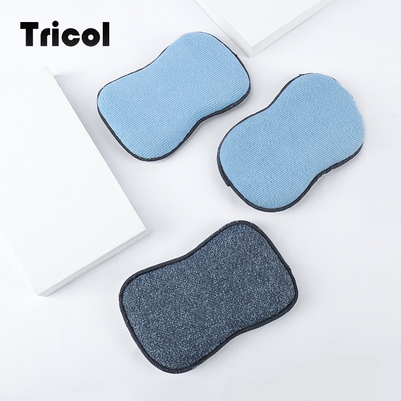 8 Shape Household Products Cellulose Kitchen Cleaning Sponge with Scratch Scouring Pad