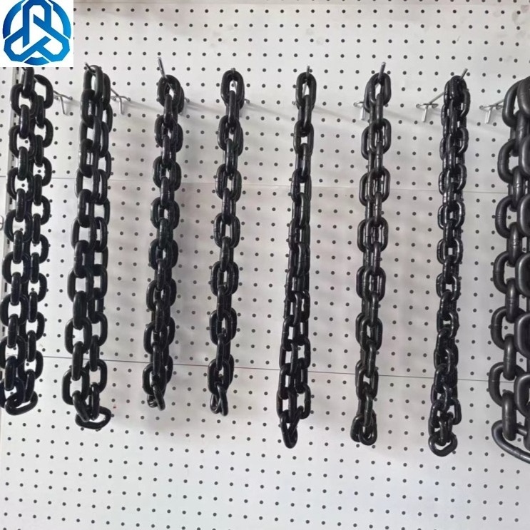 8mm 10mm 13mm G80 EN818-2 Alloy Steel Welded Loading Heavy Iron Chains