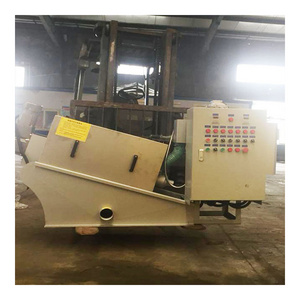 Manufacturer's fully automatic spiral press oily sludge dewatering machine