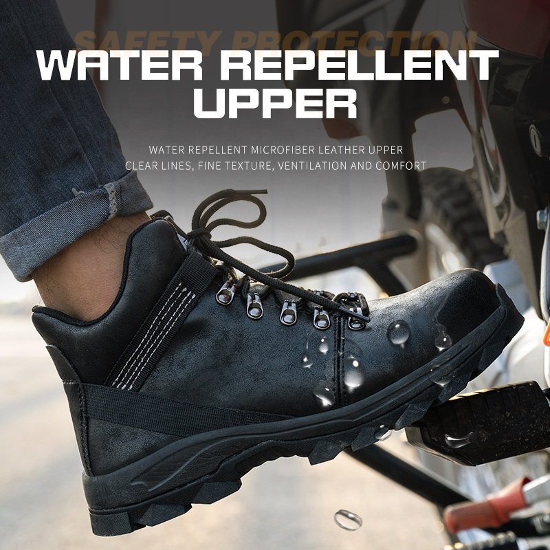 waterproof Wholesale Anti-Slippery Zapatillas Women Men work  Boots Hiking Work Safety boots