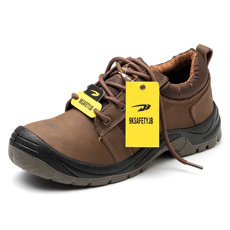 Cowhide breathable wear-resistant labor protection shoes men safety shoes waterproof boots for men work