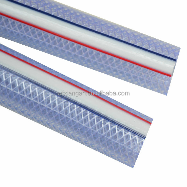 Flexible fiber spiral transparent steel wire hose 2 inch customized size clear reinforced flexible pvc duct hose