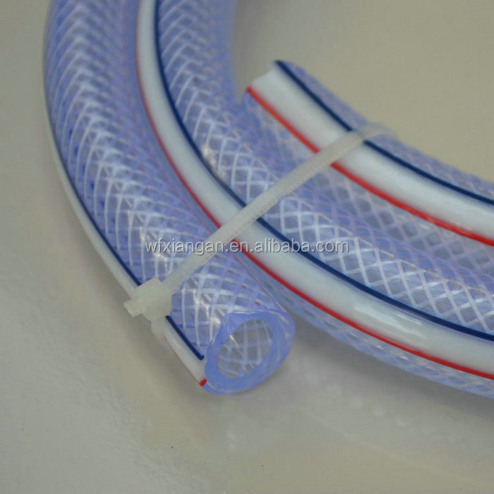 Flexible fiber spiral transparent steel wire hose 2 inch customized size clear reinforced flexible pvc duct hose