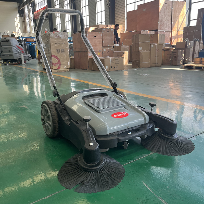 leaves collecting machine easy to operate floor sweeper used for road cleaning