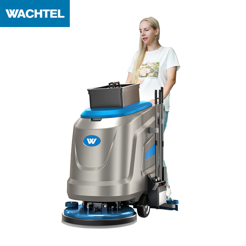 Automatic Battery Powered Small Floor Scrubber For Marble warehouse