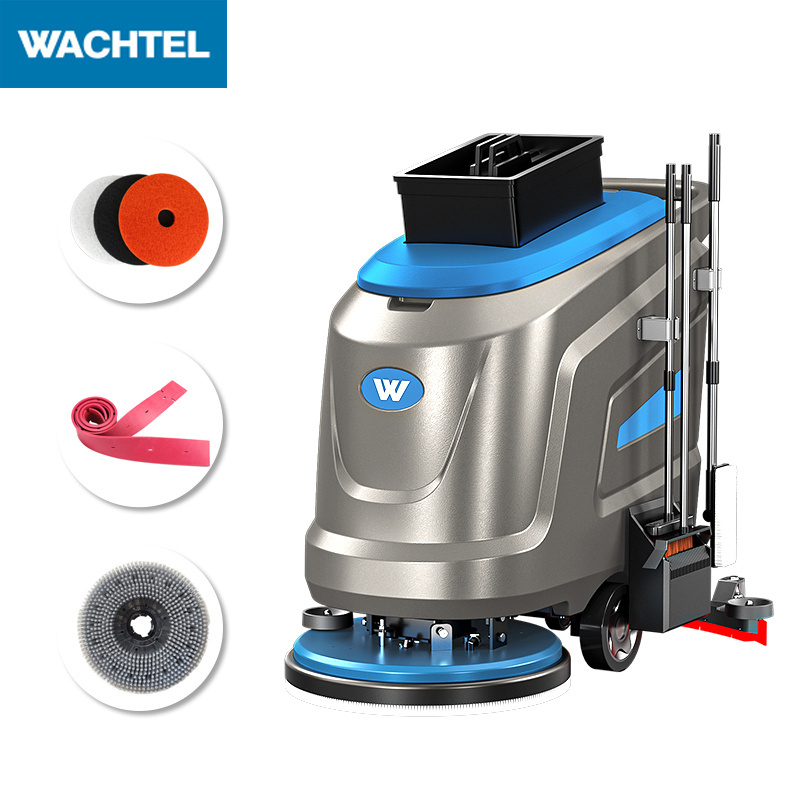 Automatic Battery Powered Small Floor Scrubber For Marble warehouse