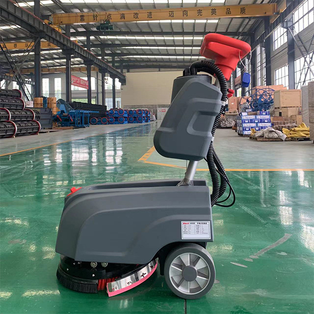 Hot Sale mini floor scrubber hand held floor scrubber machine walk-behind floor scrubber dryer