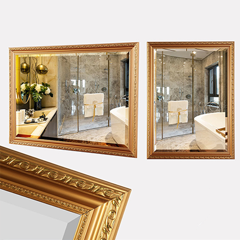 Eco-Friendly big adhesive antique wall mirror frame