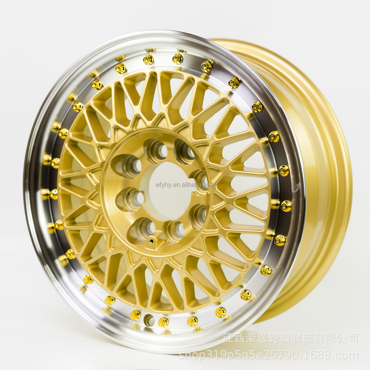 15 Inch Deep Rim Deep Dish Machine Lip Silver 15 Inch 4X100 Alloy Wheel Rim ...