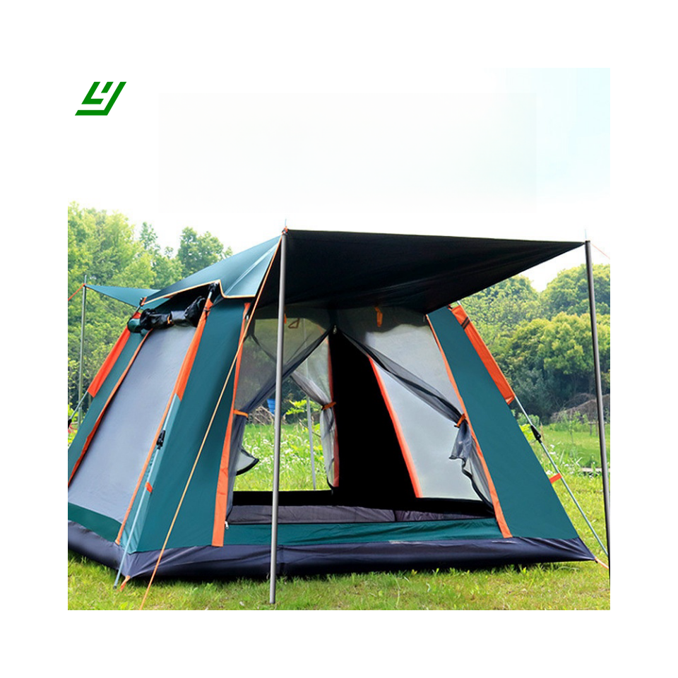 YIHEYI Outdoor Windproof Family Camping Tent Portable Tent for Camping Hiking awning Sunshade