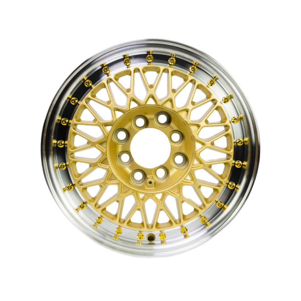 14 15 16 17Inch 4 5 8 10 holes Double PCD Mesh Deep Dish Design Alloy Wheels Rims with Rivets