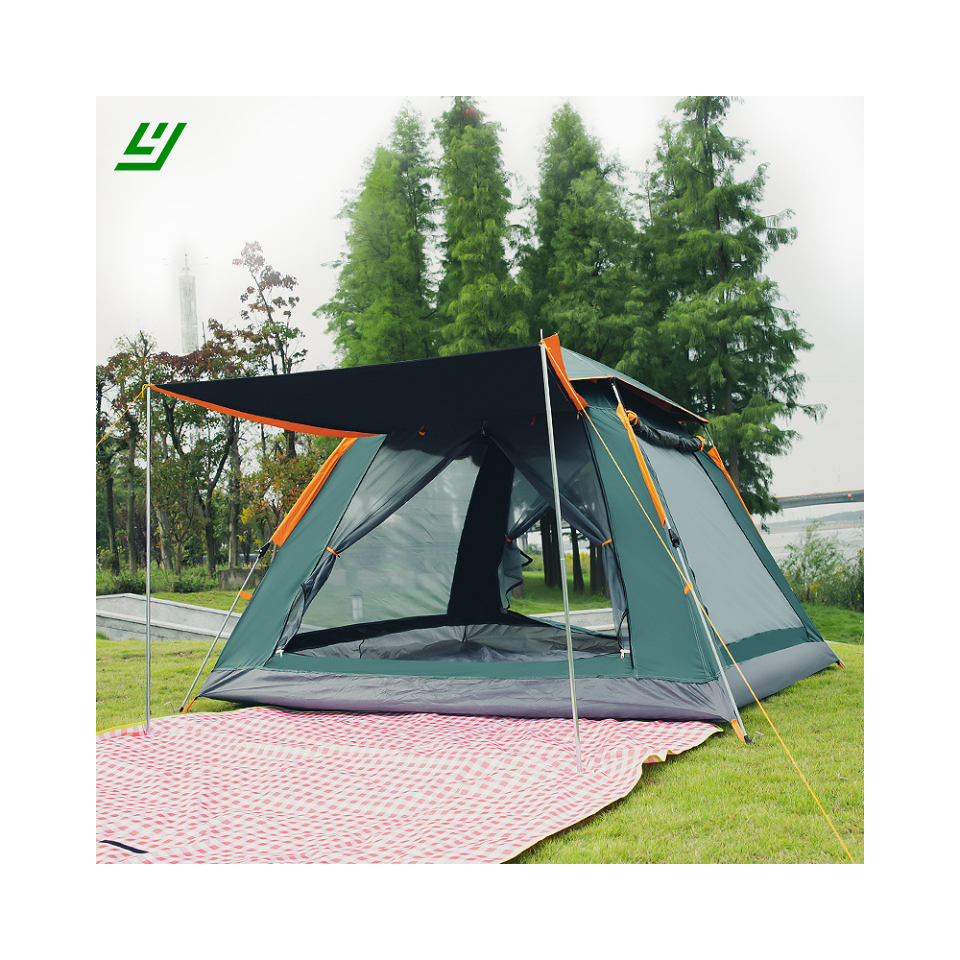 YIHEYI Outdoor Windproof Family Camping Tent Portable Tent for Camping Hiking awning Sunshade