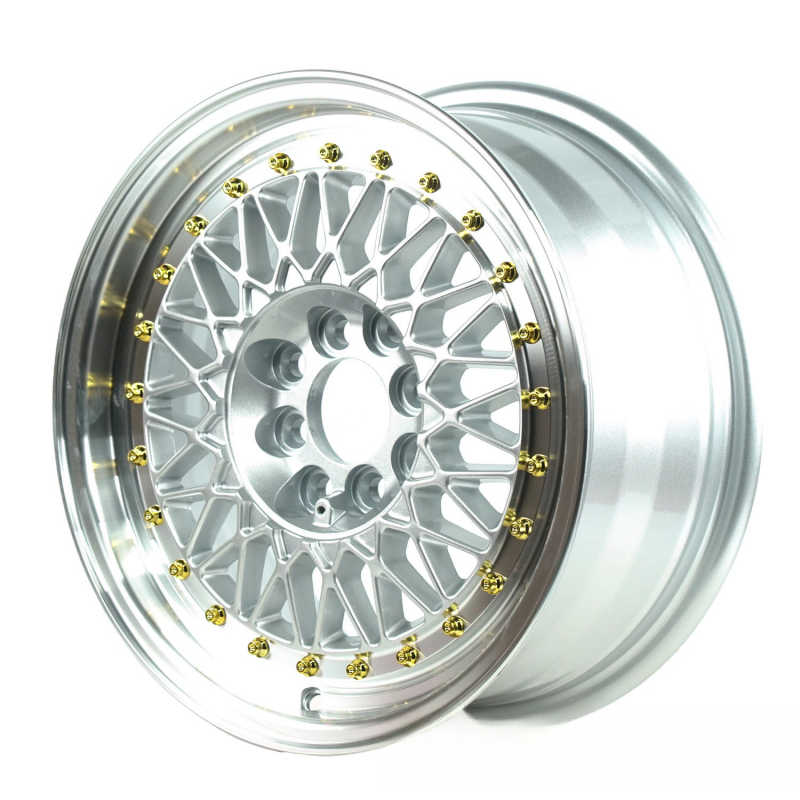 14 15 16 17Inch 4 5 8 10 holes Double PCD Mesh Deep Dish Design Alloy Wheels Rims with Rivets