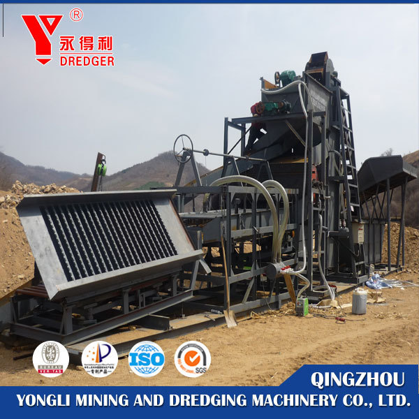 Hot sales pulsating sluice box gold machine tool export to africa magnetite prices