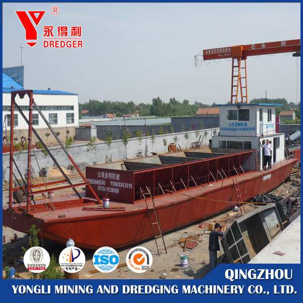 80Ton self-proplled Gold transportation barge for sale