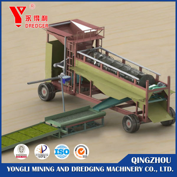 Hot sale Dry land gold washing plant