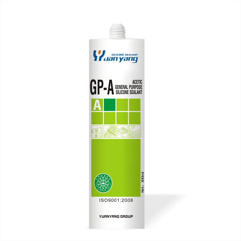 YUANYANG High quality GP Acetic transparent clear silicone sealant adhesive glue for bonding glass