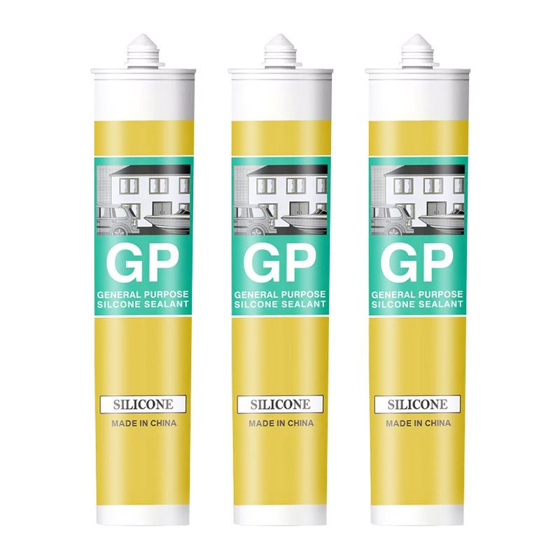 Factory top quality acetic Multifunctional Adhesives Sealants GP glass Clear Silicone Sealant for window