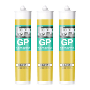 GP high viscosity fast drying acid transparent silicone sealant for indoor and outdoor