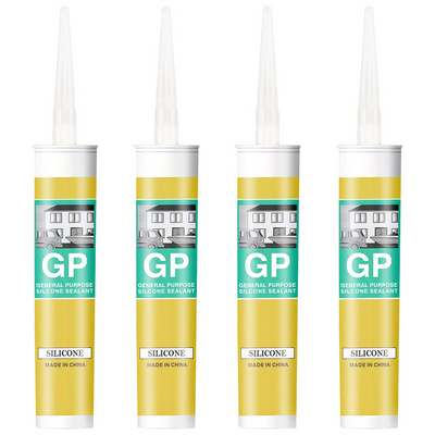 Factory top quality acetic Multifunctional Adhesives Sealants GP glass Clear Silicone Sealant for window