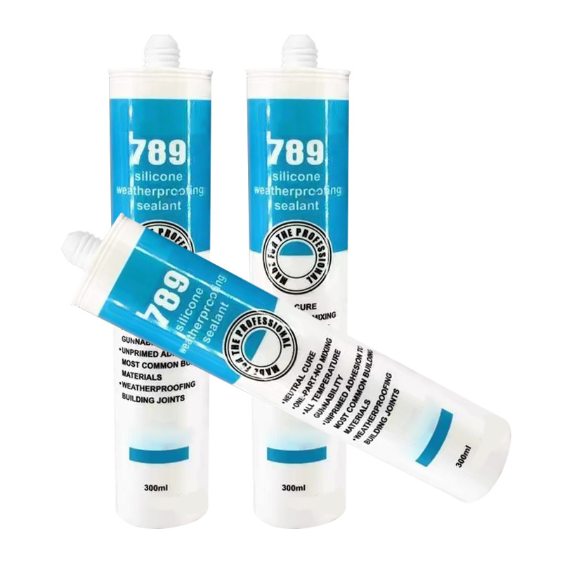 Adhesive Silicone Acidic Glass Glue Waterproofing Weather Resistant Sealant For Outdoor Doors And Windows