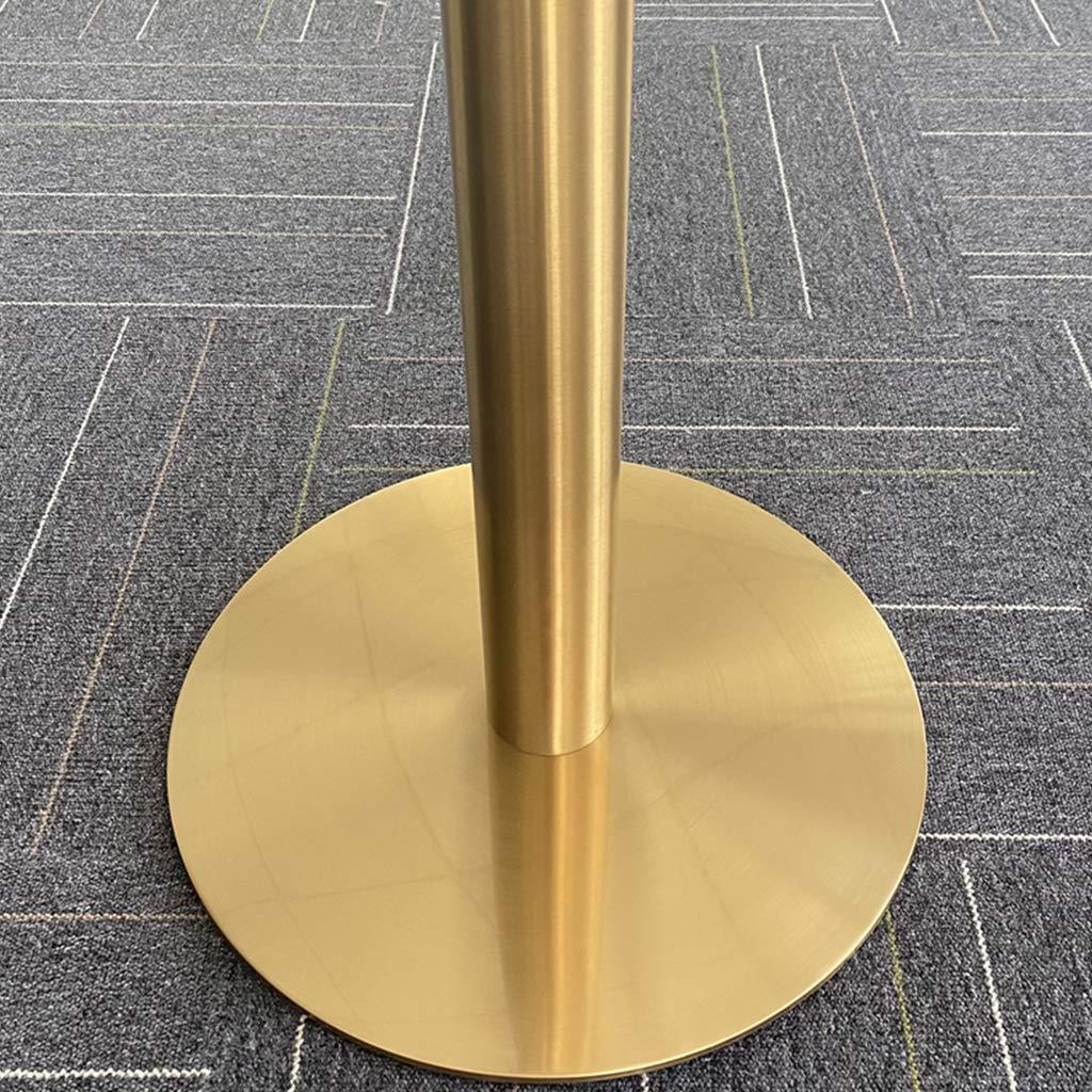 Nordic light luxury gold metal coffee table modern simple sofa side table marble base small round table