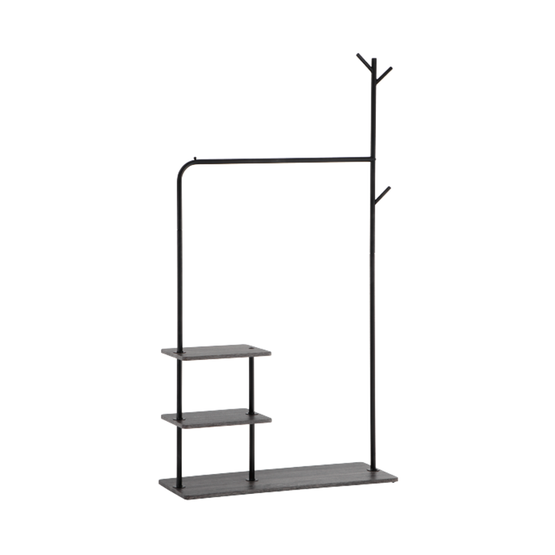 clothes hanger stand factory iron clothes tree stand With Shoe coat rack standing hanger for Living Room