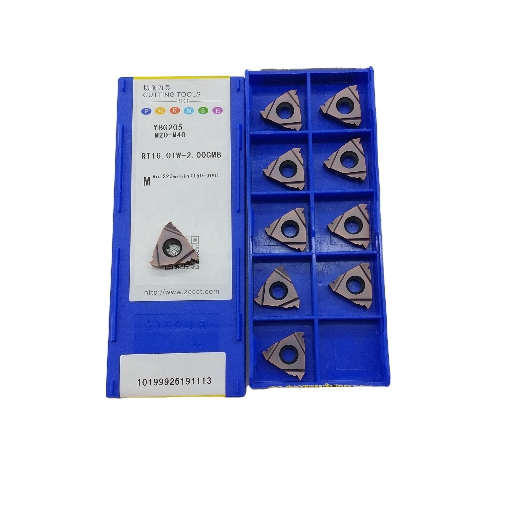 cutting tool Internal CNC Carbide Threading Insert RT16.01N-2.00GMB use for steel