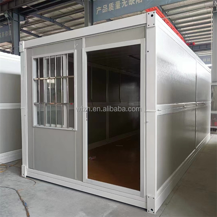 20 foot foldable prefabricated metal portable foldable storage container house garage