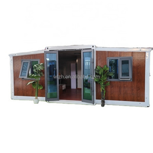 40ft flat pack container two bedroom prefabricated expandable container house trailer mobile home