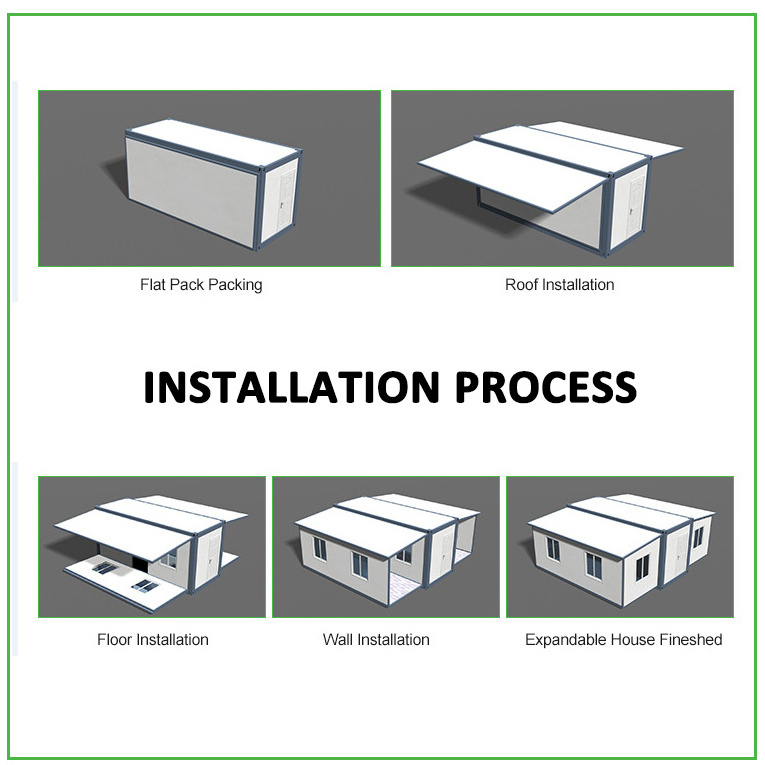 Quick Assembly Modular Container House Prefab Container Expandable container building