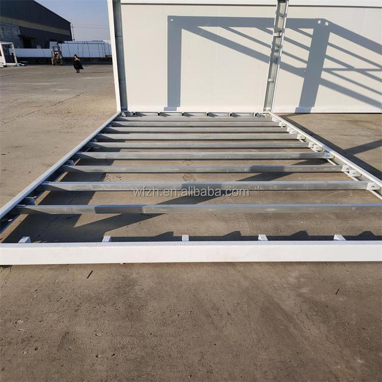 Metal frame custom house frame portable container frame 20 feet 40 feet wall free flat packaging container house