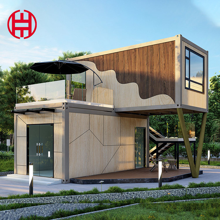 Luxury prefabricated residential living room prefabricated expandable container mobile house container