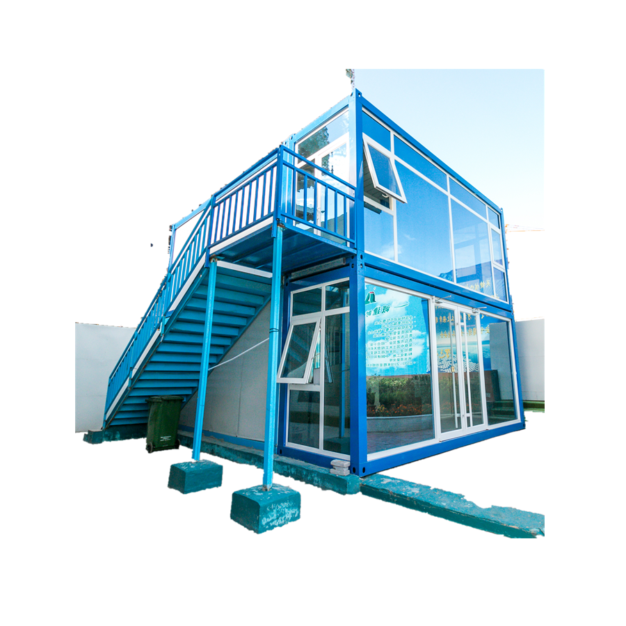 Hot promotion Eco-friendly resource-efficient buildings refab backyard guest house prefab steel homes