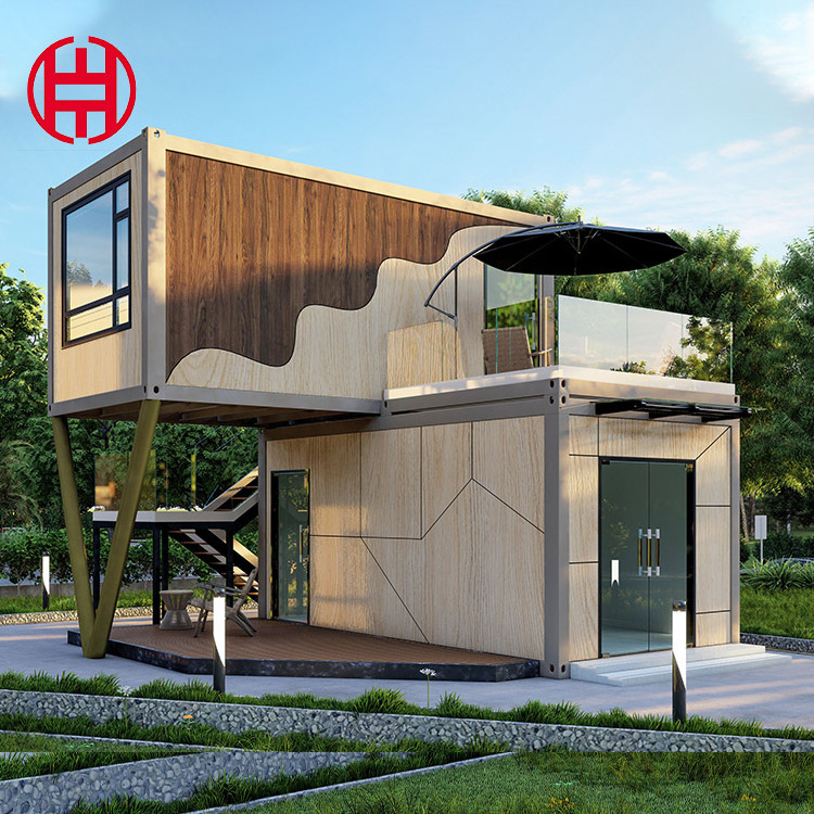 Luxury prefabricated residential living room prefabricated expandable container mobile house container