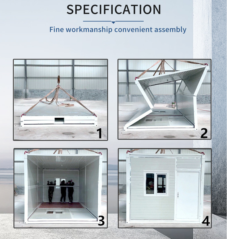 Customized Luxury Fabricated Living Portable Folding Prefabricated ...