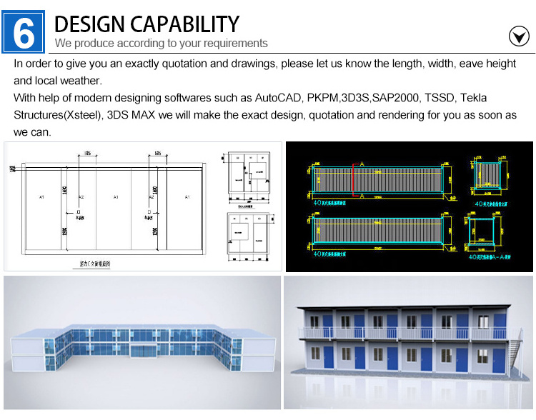 Modern Luxury Prefabricated Living Duplex 2 Bedroom Modular House Container