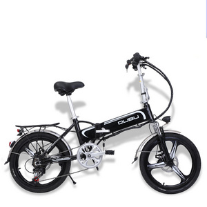 High-efficiency 48V lithium battery classic electric folding bicycle ladies scooter electric foldable bike