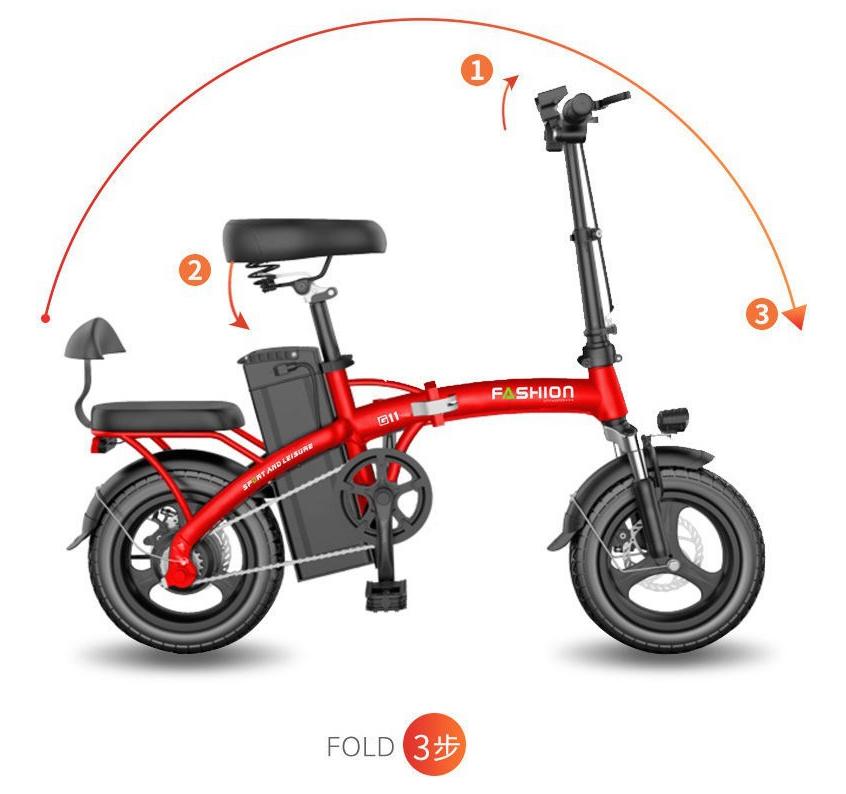 Cheap Adult Electric folding bike 300w 500w max speed 30km/h 8000W electric folding bike Bicycle