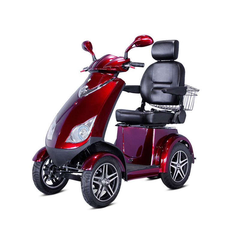 High Quality For Adults Tricycles 4 Wheel Folding Electric Tricycle