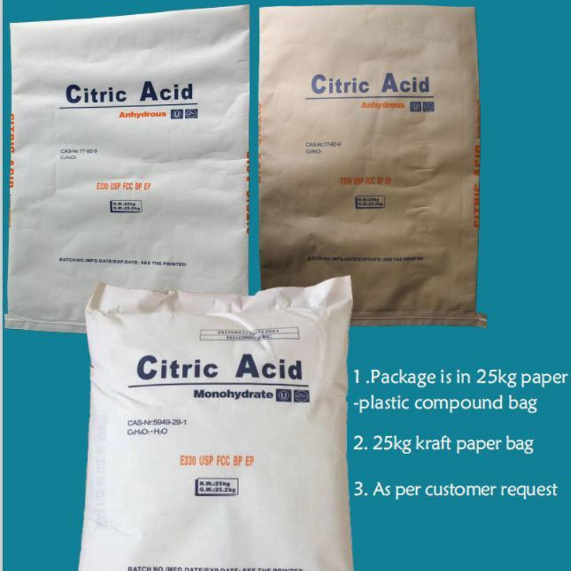 E330 anhydrous  food additive  acidity regulators  citric acid