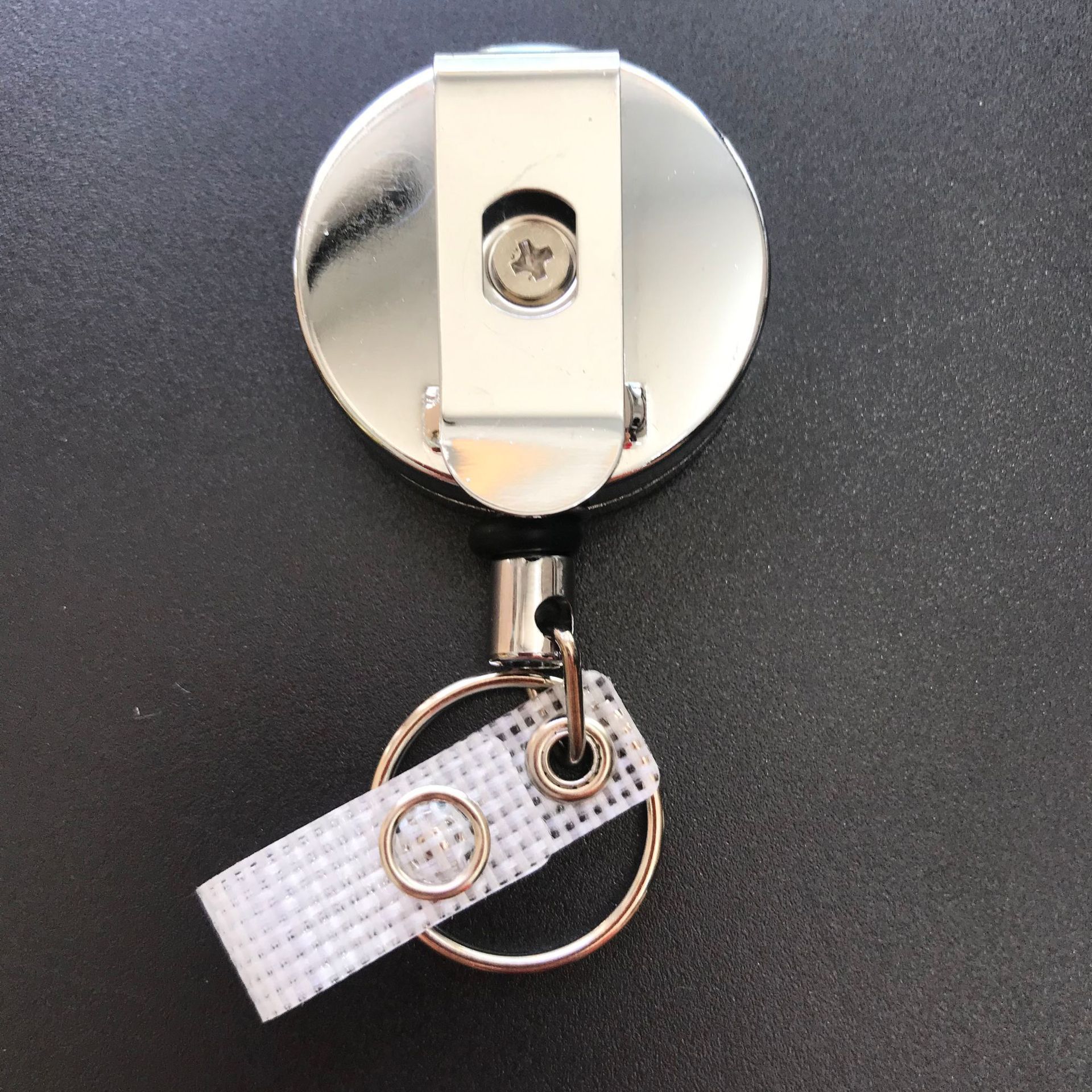 WSY157 ABS retractable badge reel retractil card puller reel Keychain LIGHTER Badge Holder clip Lighter LEASH Holder