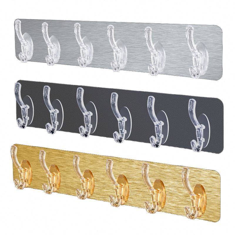 WG54 Plastic/Stainless steel/Aluminium/Wood/Adhesive/Suction/Door Bathroom Kitchen Powder Coating Wall Hooks Folding Wall Hook