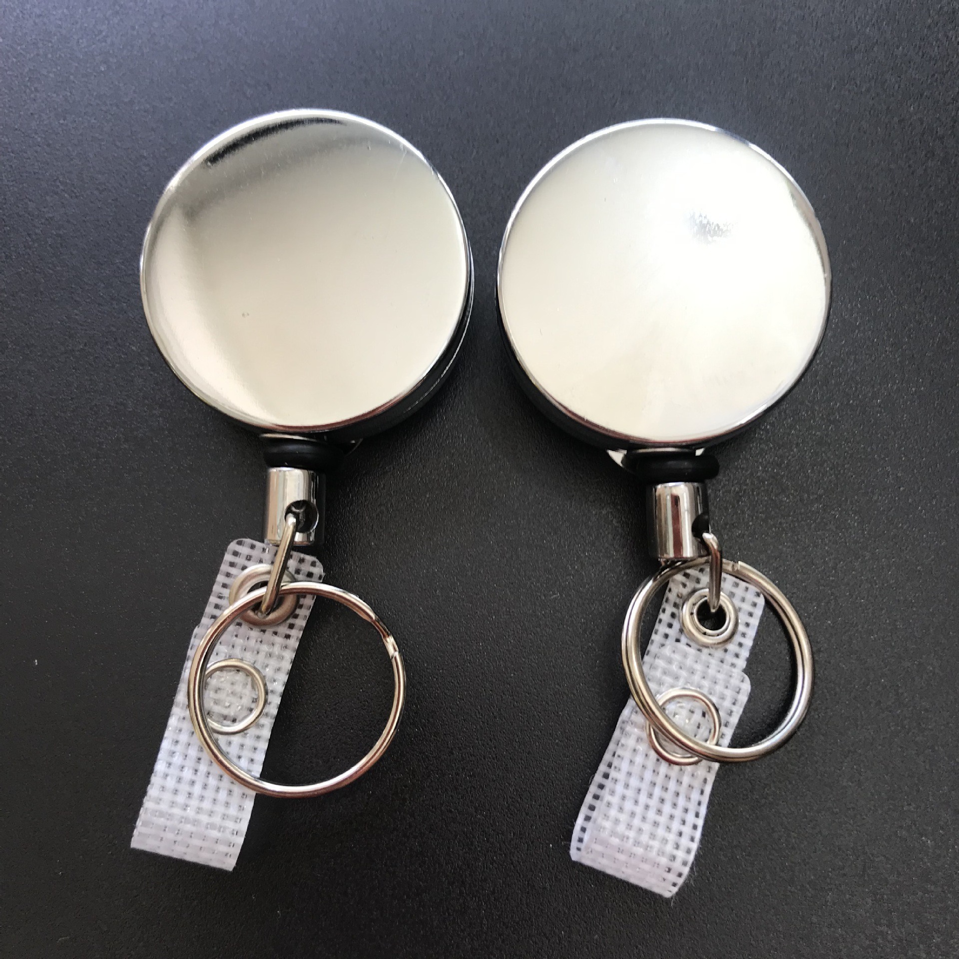 WSY157 ABS retractable badge reel retractil card puller reel Keychain LIGHTER Badge Holder clip Lighter LEASH Holder