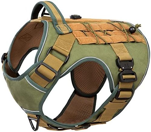 Manufacturer Service Outdoor Hunting Training Adjustable Dog Harness No Pull Reflective Tactical Dog Harness