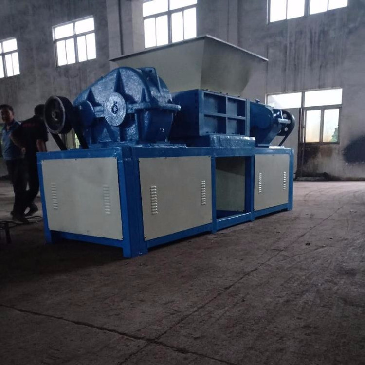 Household Battery Metal Recycling Twin Shat Shredder Crusher Machine