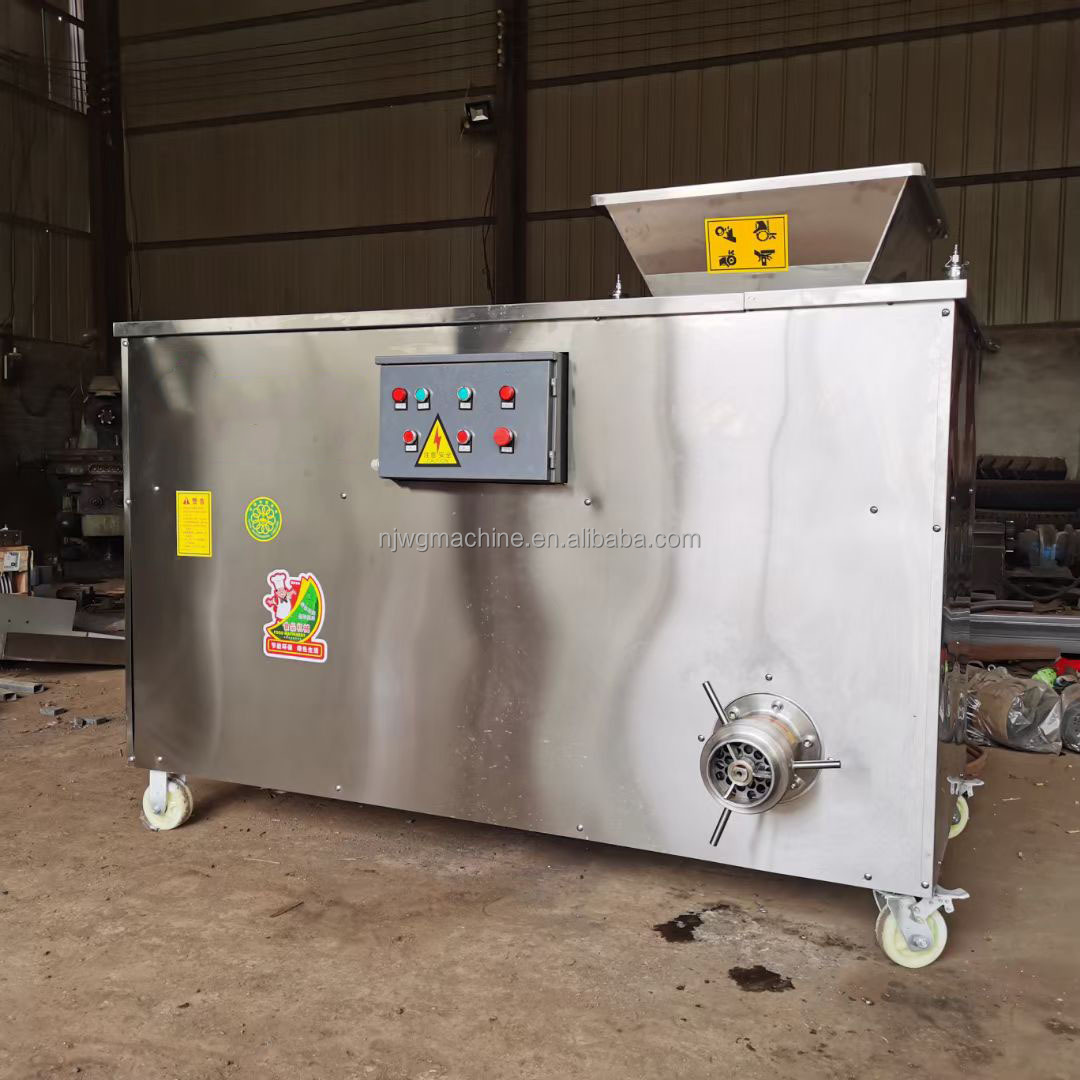 Multi-functional large medium and small bone crusher all stainless steel electric bone crusher commercial bone grinding machine