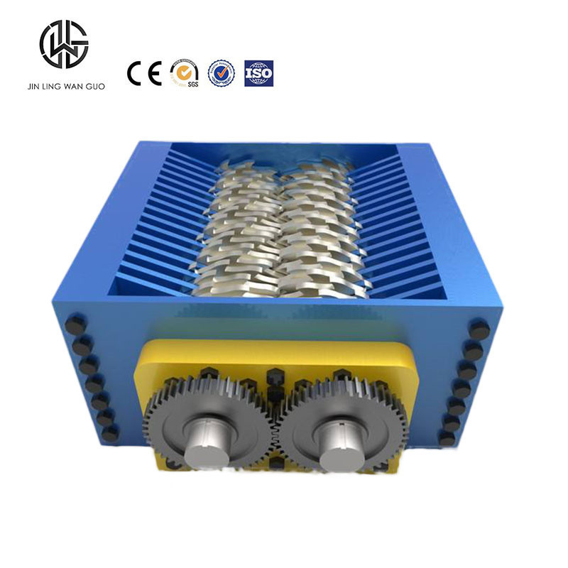 Customized double shaft  metal shredder crusher machine box shredder blade part of Plastic and rubber machinery