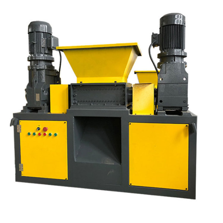 500 model double shaft textile shredder/copper cable shredder machine for recycling