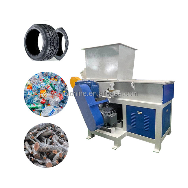 Large multi-functional single-axis shredder Rubber plastic wood machine head material Commercial woven bag shredder